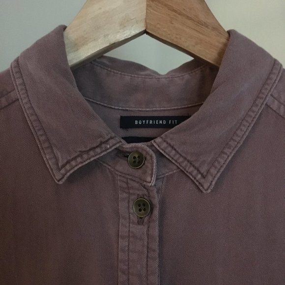 American Eagle Y2K Boyfriend Button Down Shirt - Picture 4 of 16